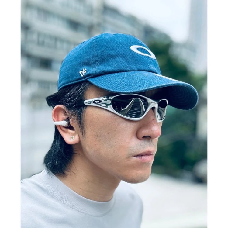 Oakley MUZM Straight Jacket 99 Flames Sunglasses - 007466