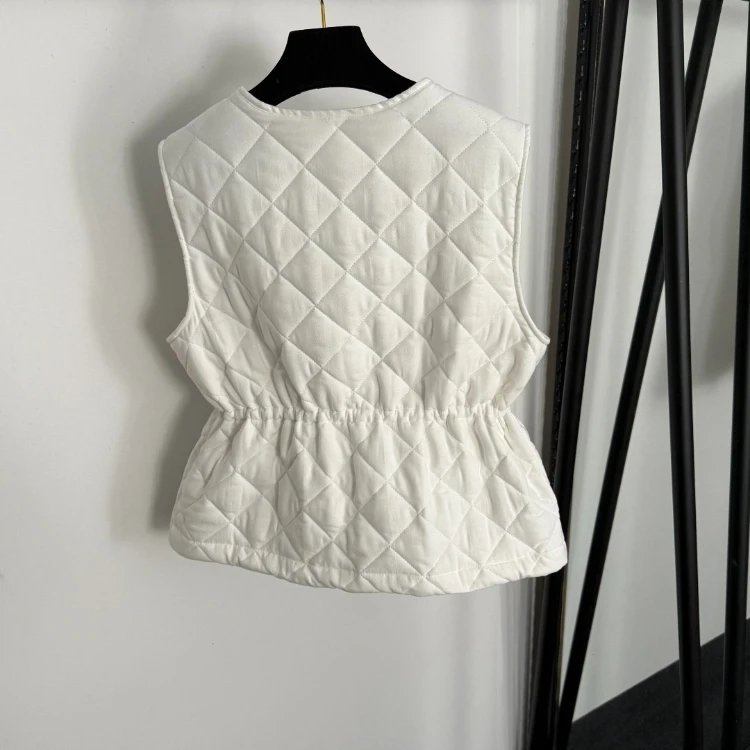 Moncler Vests Quilted zip-front utility vest with drawstring waist image 2