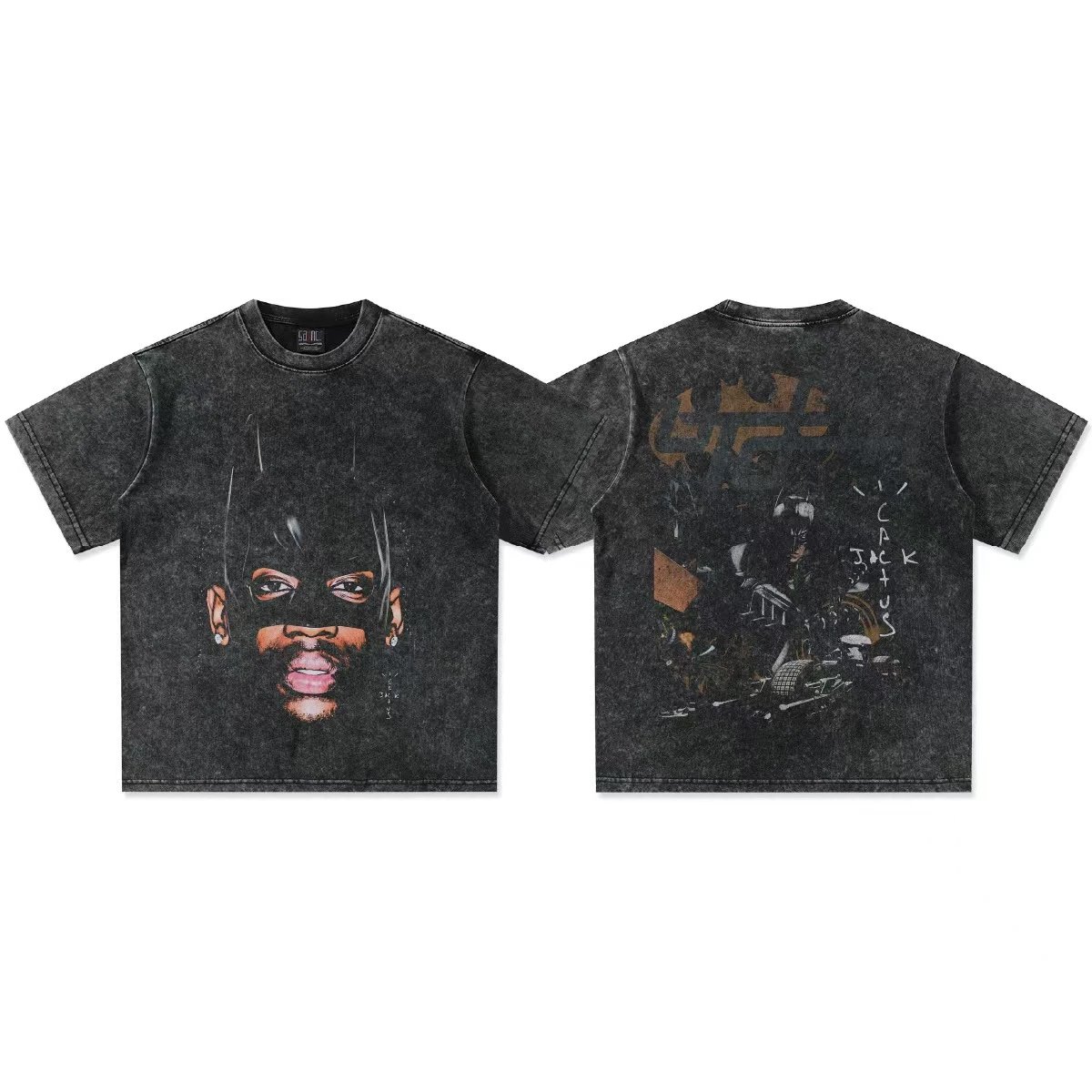 TS Batman-Washed Black