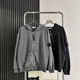 Stone Island Washed Cotton Zip-Up Hoodie [2 styles]