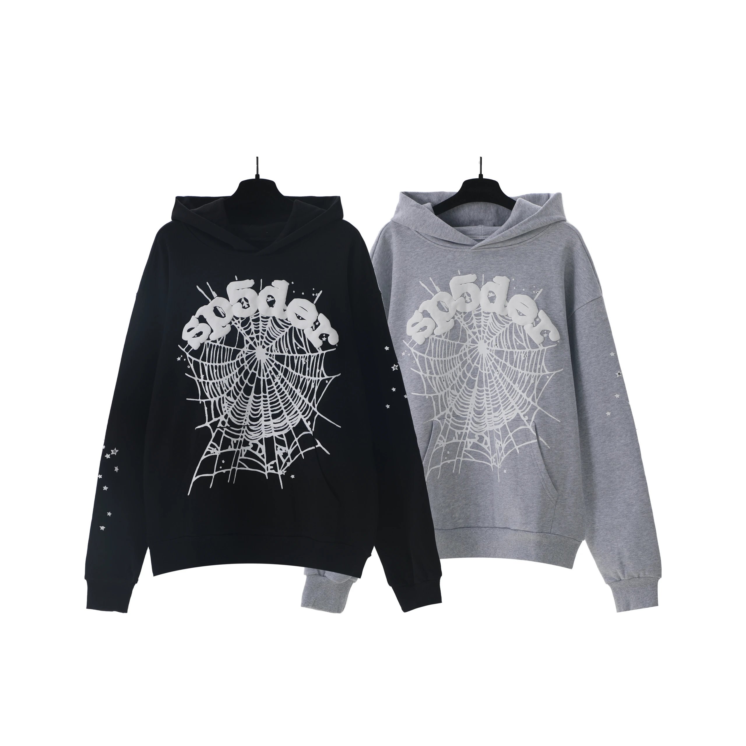 Sp5der Spider Web Graphic Hoodie
