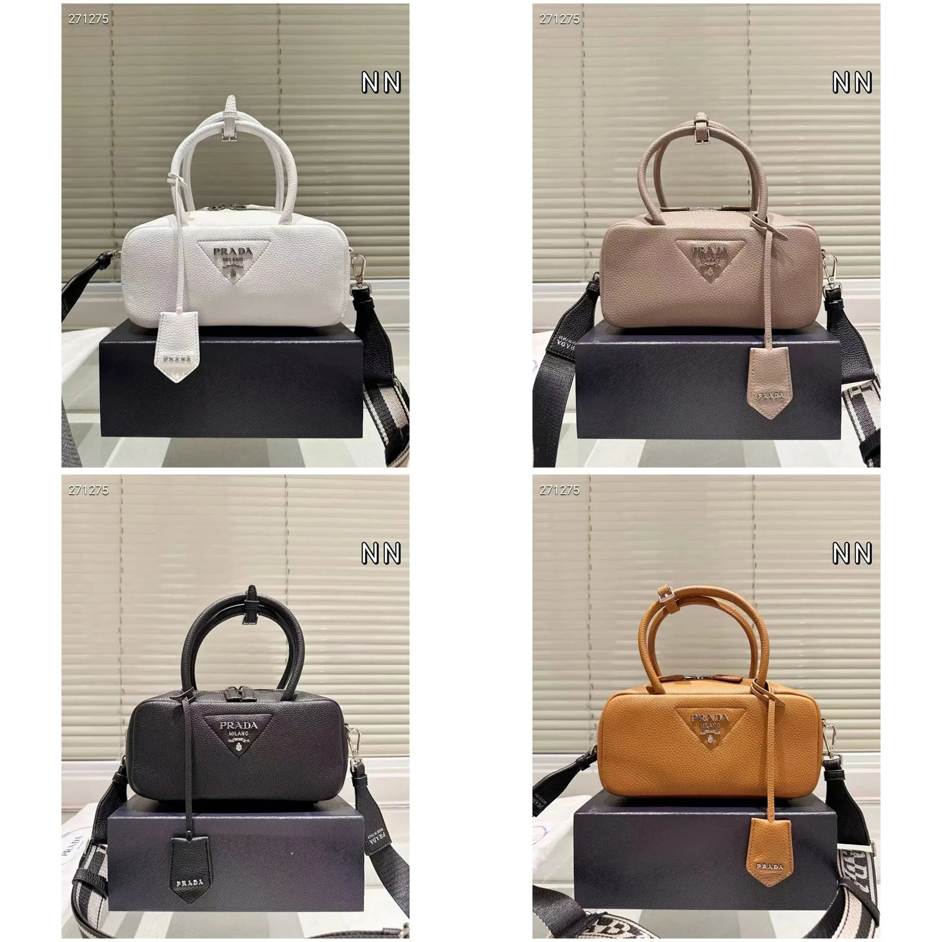 Prada Cavallino Box Handbag