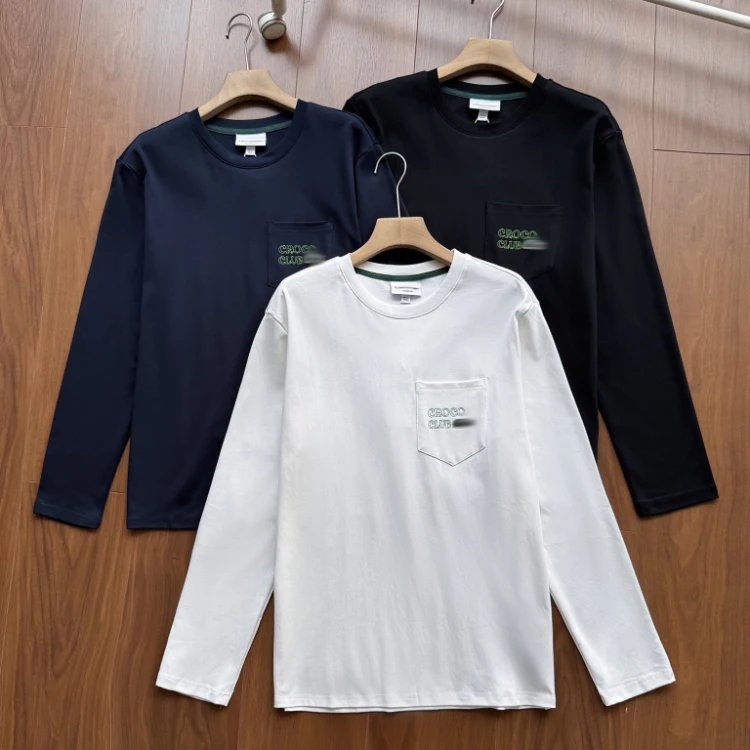 Croco Club Pocket Long-Sleeve T-Shirt - 004716