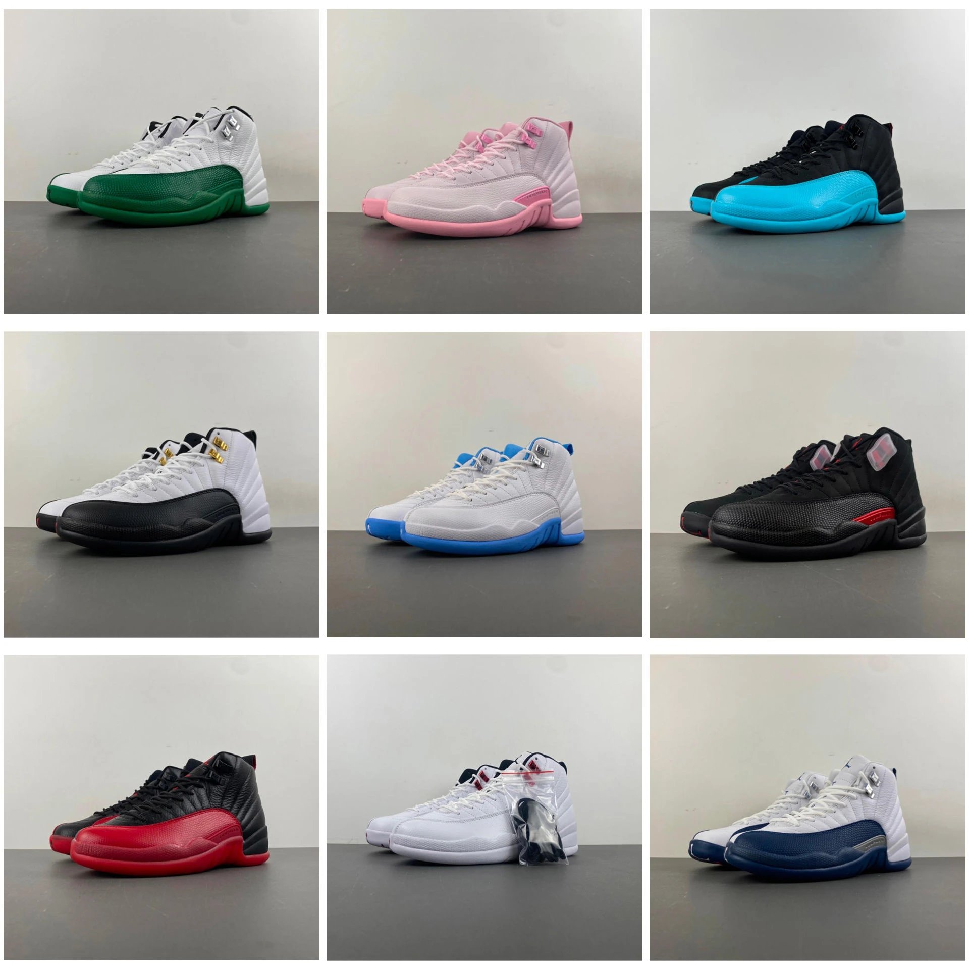 Jordan Air Jordan 12 Retro High-Top Vintage Basketball Shoes