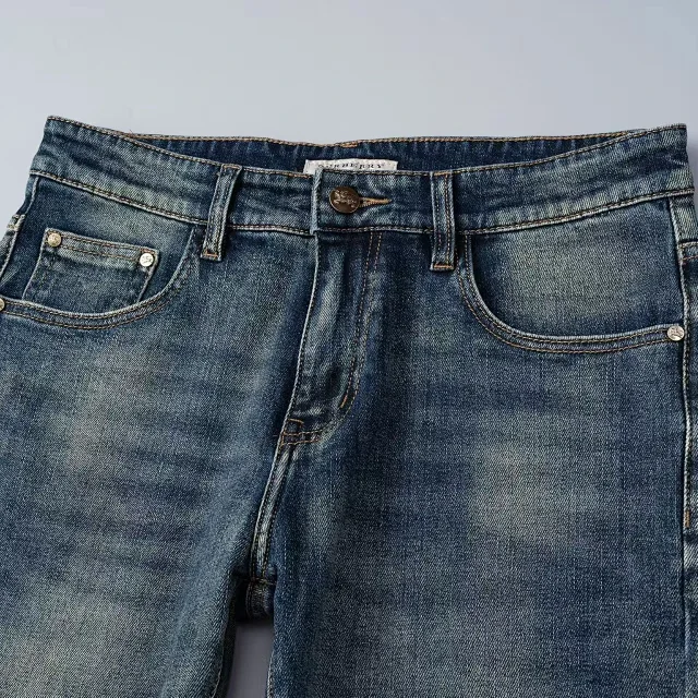 Burberry Jeans B7661 straight-leg graphic-pocket product detail image 4