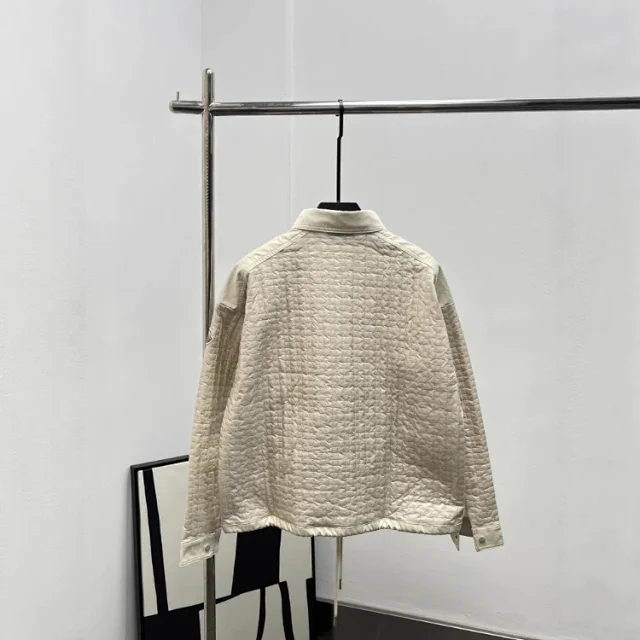 Unbranded Jackets Quilted collared jacket with drawstring hem product detail image 3