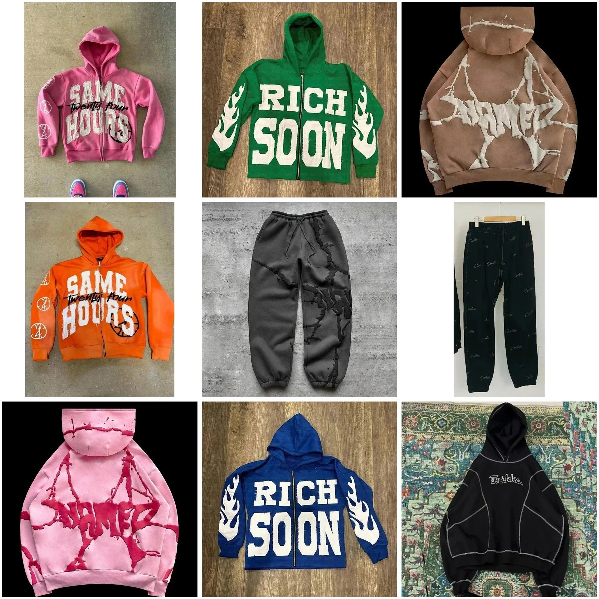 Rich Soon, Same Hours and Syna World Hooded Sweatshirt and Tracksuit Collection - 006971