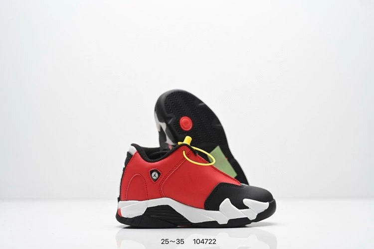 Jordan Sneakers Air 14 Kids' Basketball — Red and black