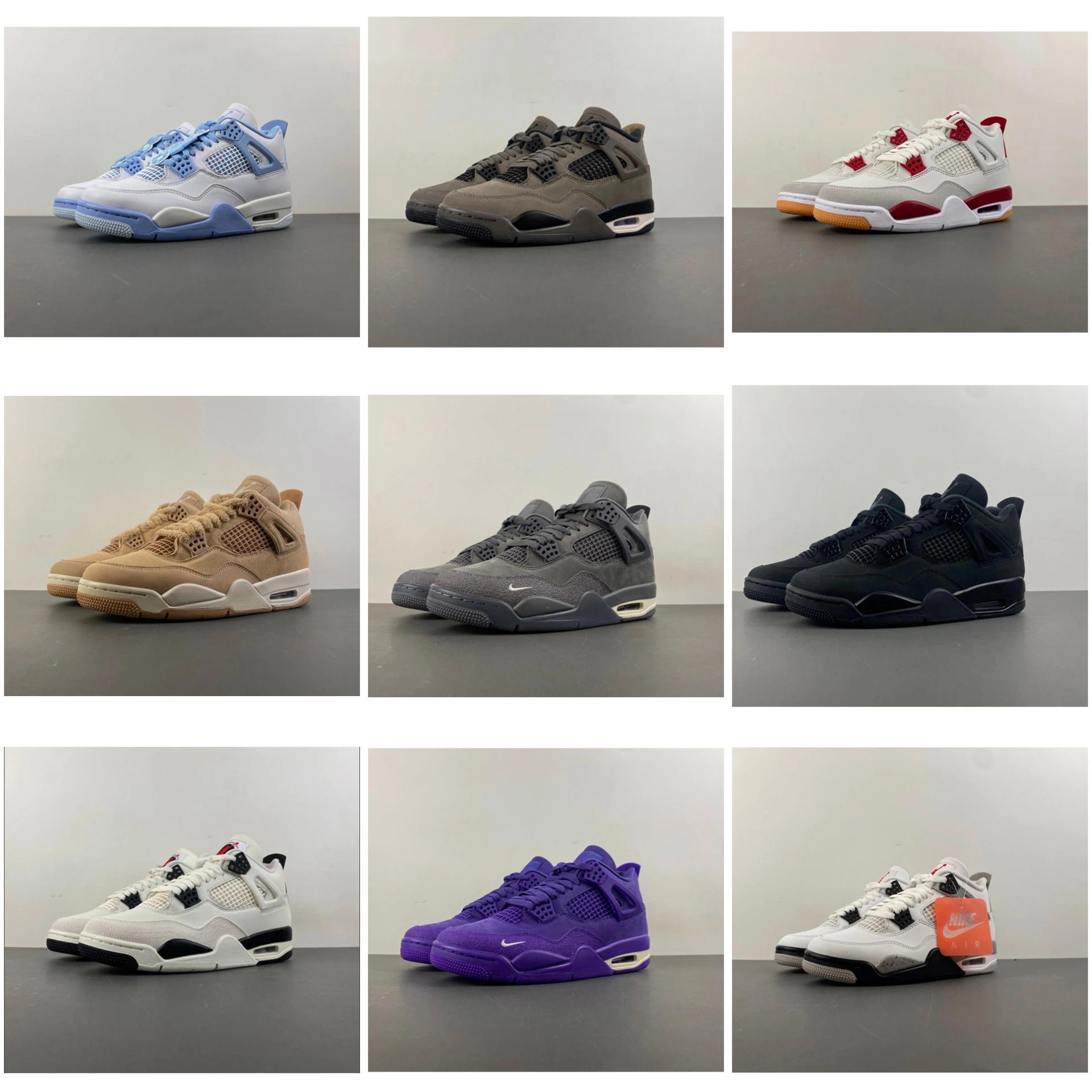 Nike Air Jordan 4 Sneakers [9 styles] OrientDig Spreadsheet Find
