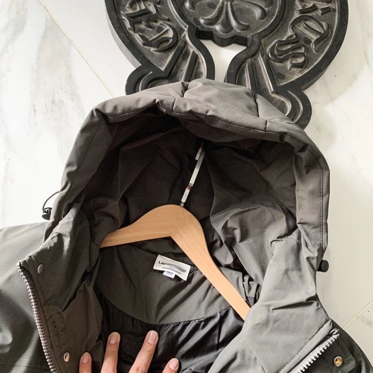 Unbranded Coats Hooded quilted padded mid-length coat image 5