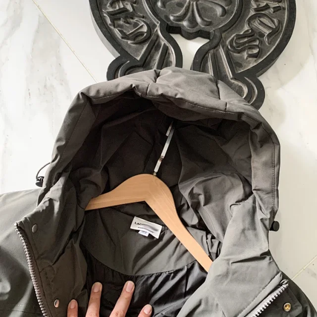 Unbranded Coats Hooded quilted padded mid-length coat product detail image 5