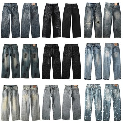 Denim Wide-Leg Jeans [22 styles]