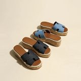 H-Strap Cork Platform Slide Sandals [2 styles]