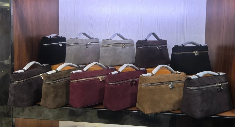 Unbranded Suede Mini Top-Handle Box Bag [16 styles]