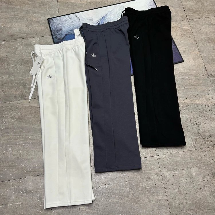 Alo Trousers Wide-Leg Drawstring Pants image 3