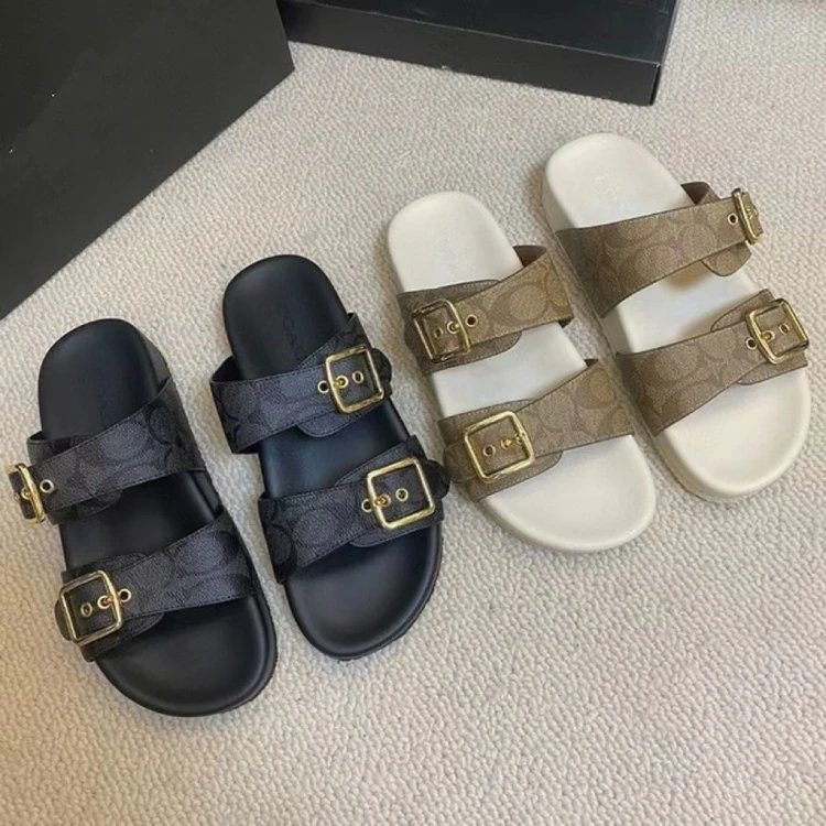 Coach Allanah Signature Slide Sandals - 007738