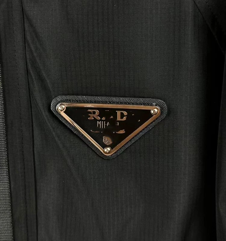 Prada Jackets Hooded multi-pocket zip jacket with triangle plaque image 5