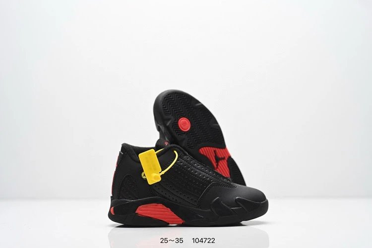 Jordan Sneakers Air 14 Kids' Basketball — Black and red