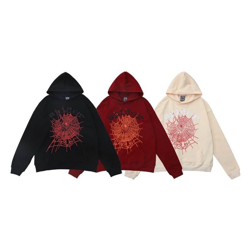 Sp5der Spider Web Graphic Hoodie