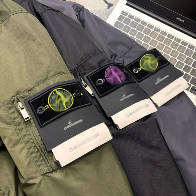 Unbranded Jackets 5190 collared bomber jacket with flap pockets product detail image 5