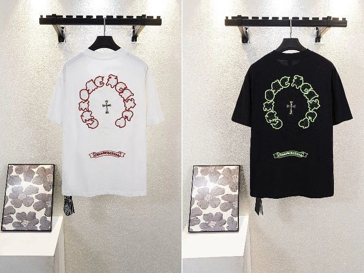 Chrome Hearts Cross Embroidery T-Shirt