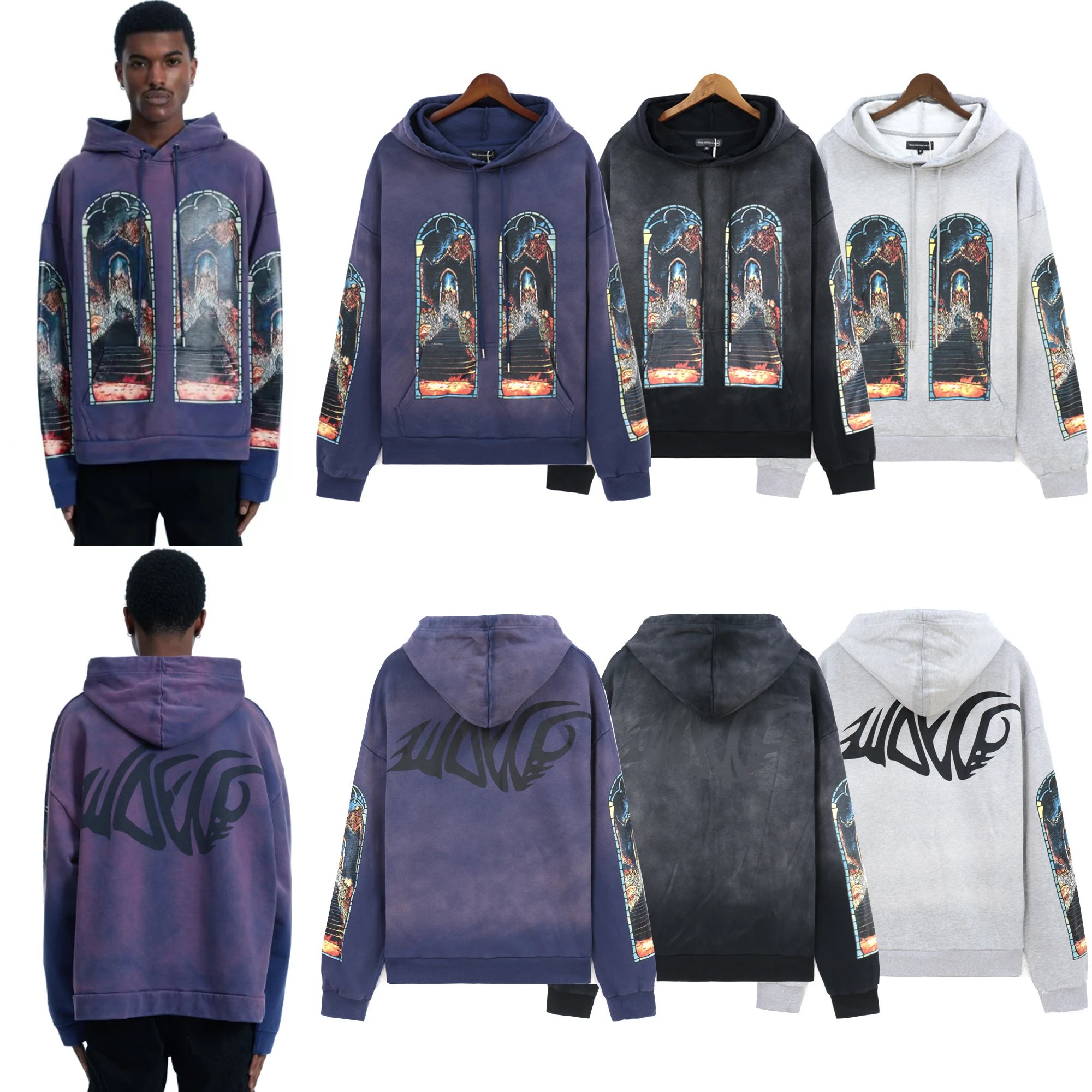 Who Stained Glass Hoodie