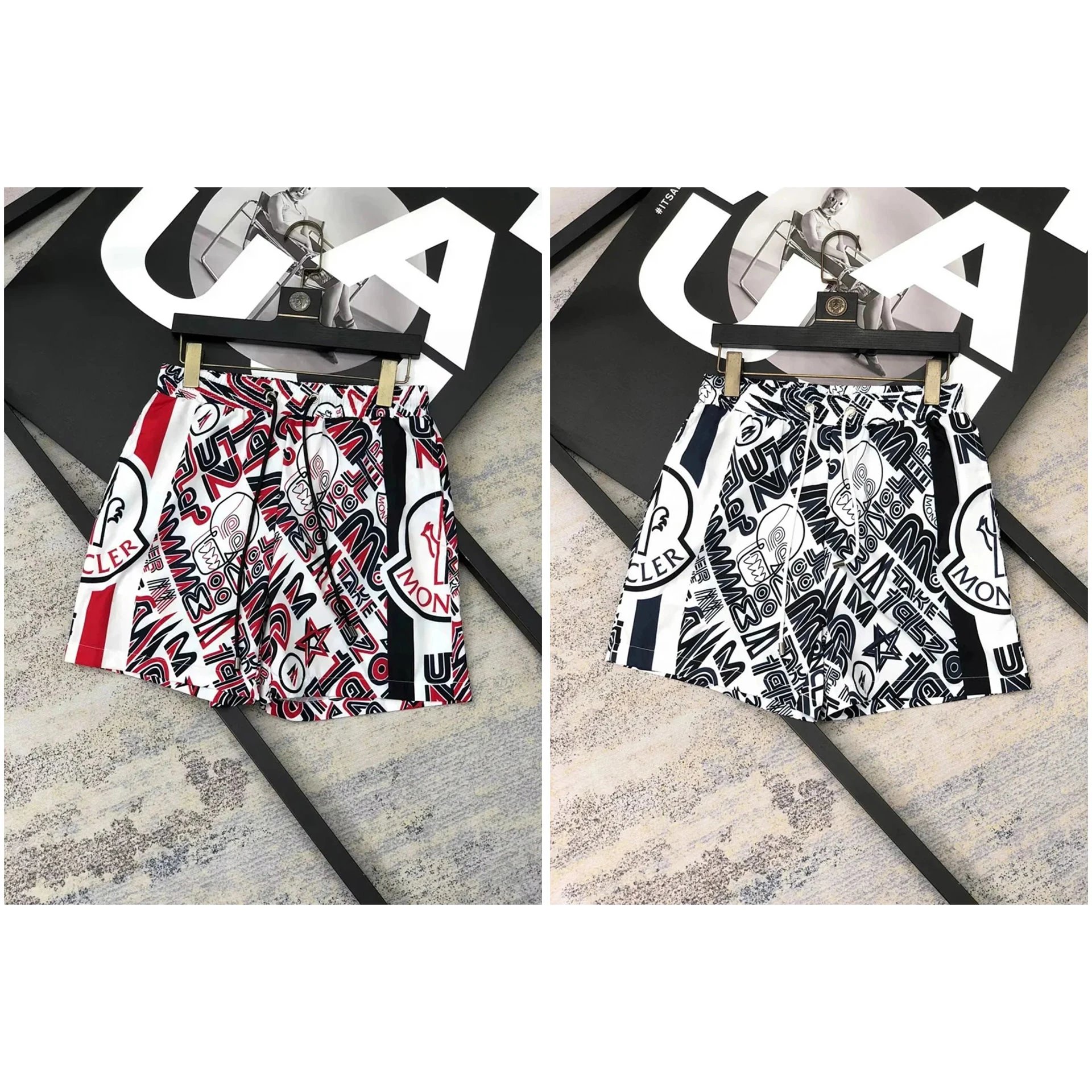 Moncler Graphic Print Shorts