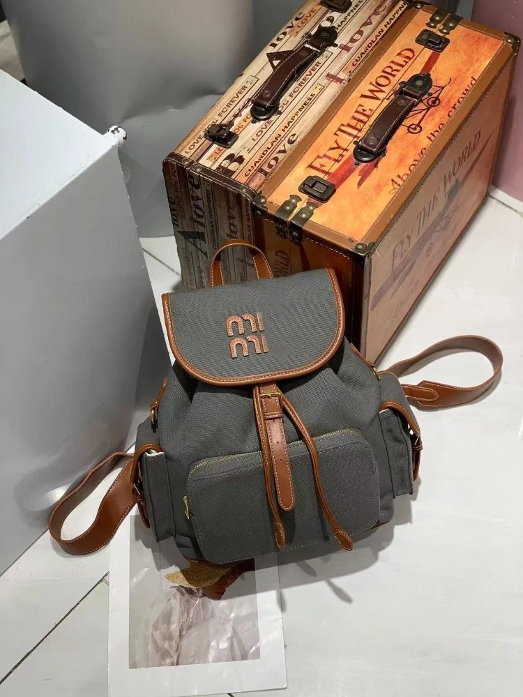 Mm Backpack Gray Bag