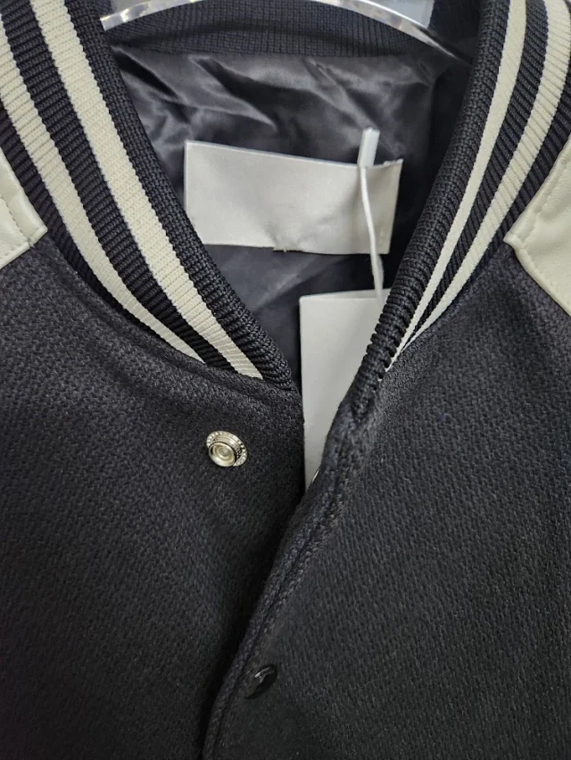 Unbranded Jackets Varsity bomber jacket with contrast raglan panels product detail image 5