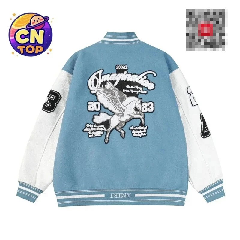 AMIRI Jackets Varsity Jacket with Pegasus Graphic image 2