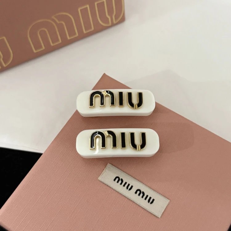 Miu Miu White Logo H