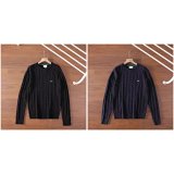 Cable Knit Crewneck Sweater [2 styles]