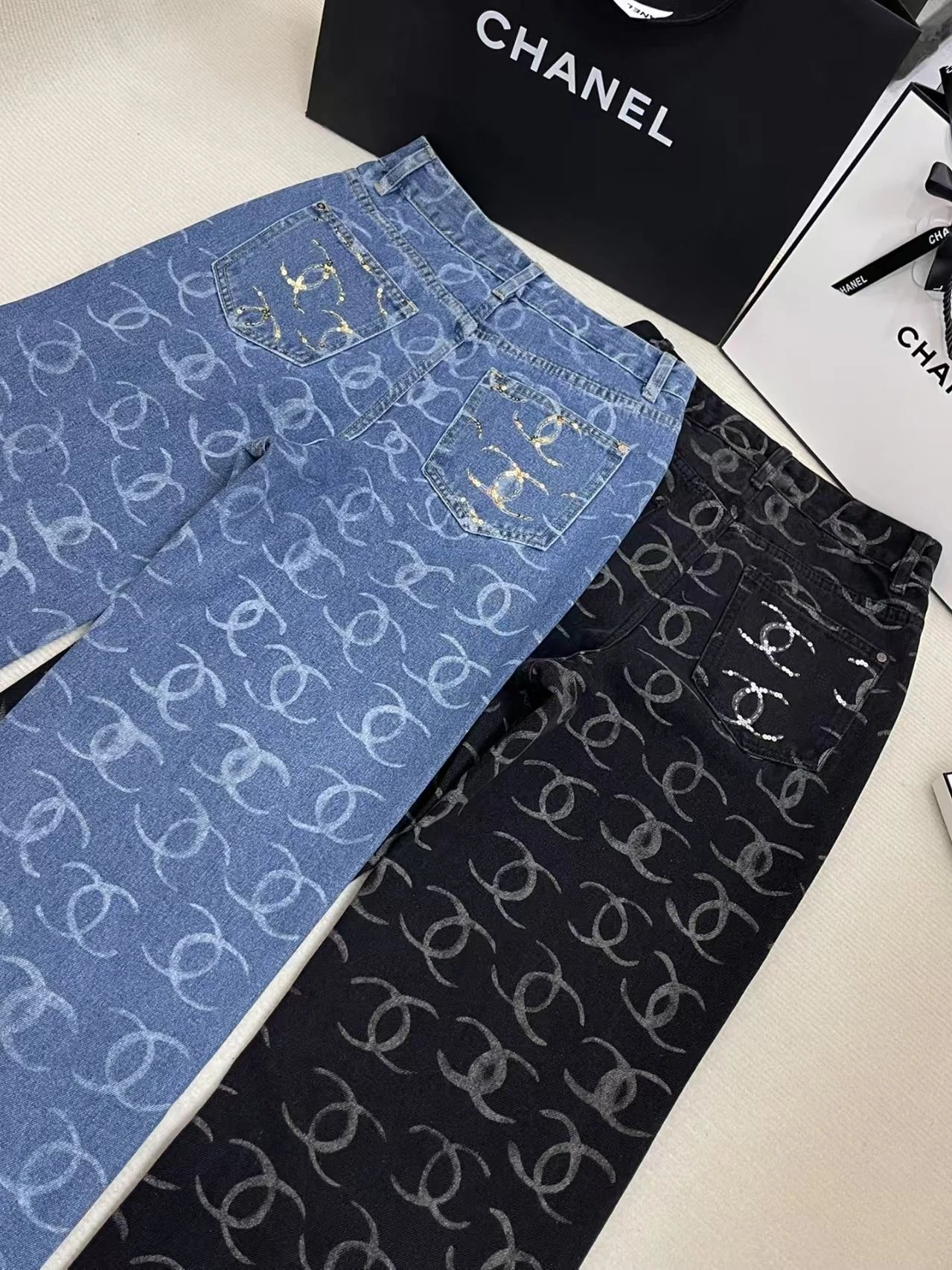 Chanel CC Logo Pants