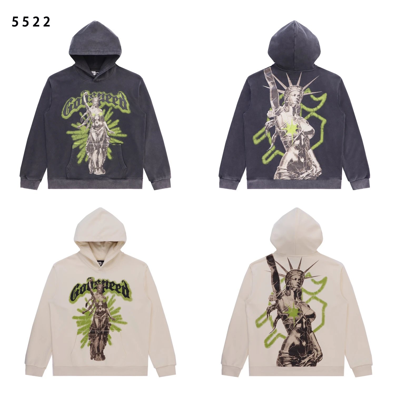 Godspeed Rock Street Vintage Washed Hoodie