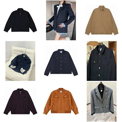 Miu Miu Logo-Embroidered Jacket [9 styles]
