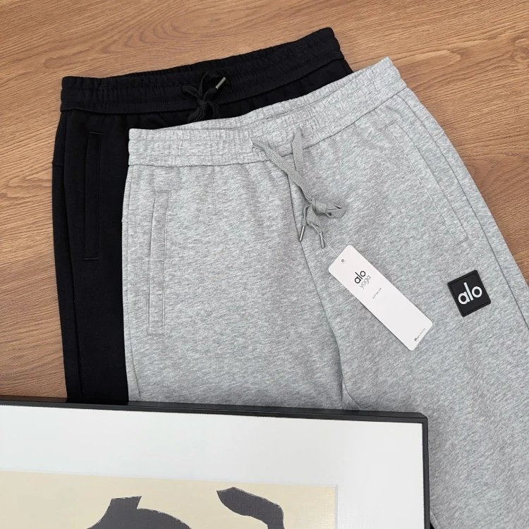 Alo Trousers Straight-Leg Drawstring Sweatpants image 7