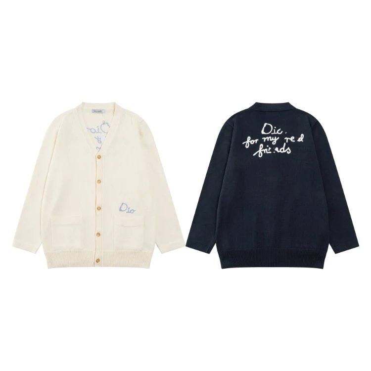 Dior 'for my red friends' Embroidered Cardigan [2 styles] OrientDig Spreadsheet Find