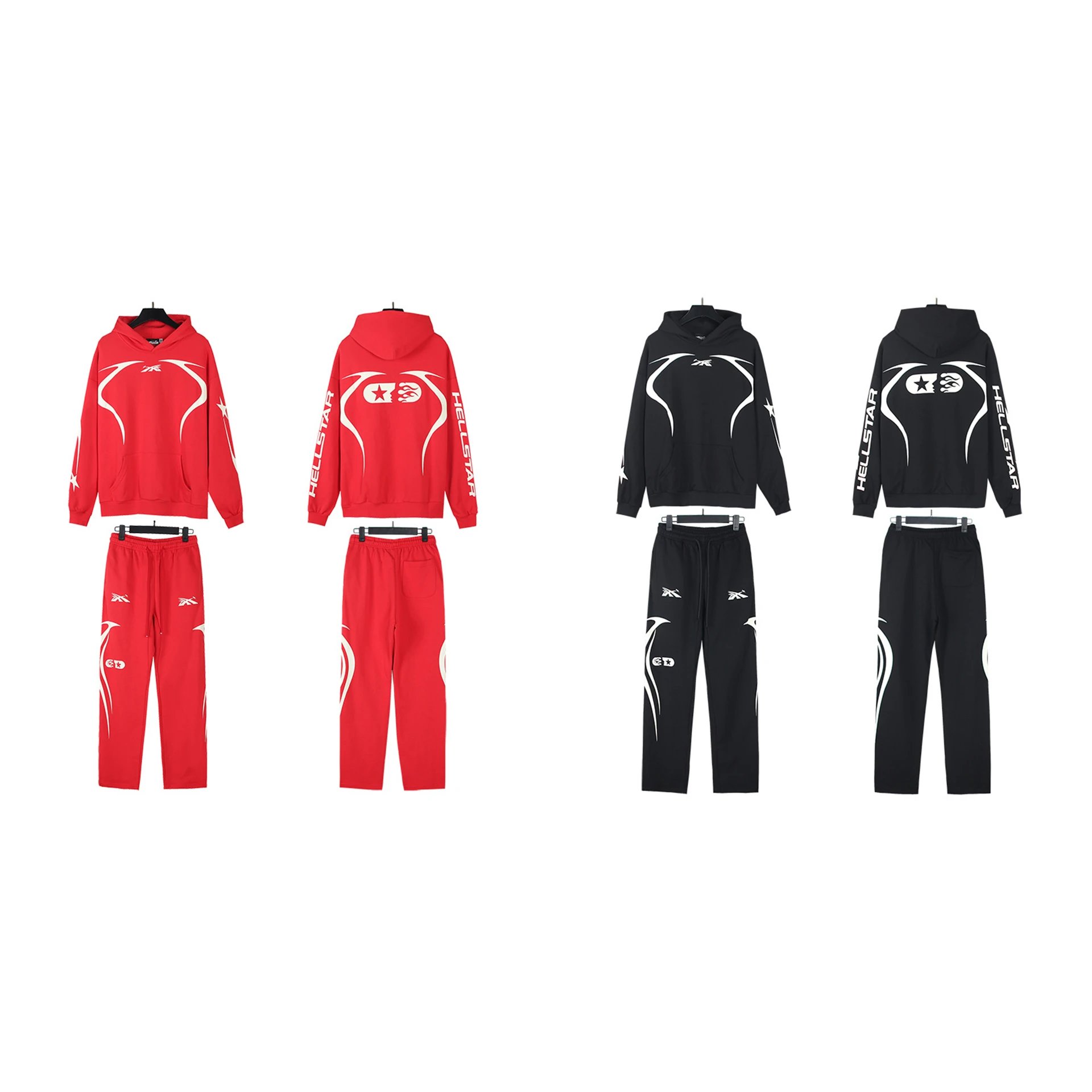 Hellstar Graphic Print Tracksuit Set
