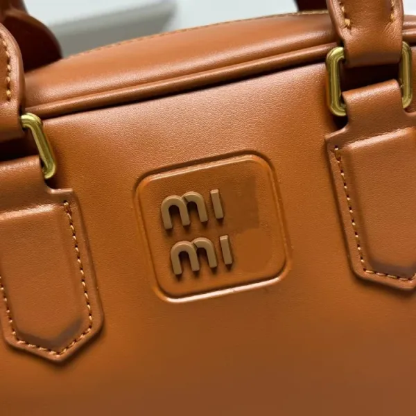 Miu Miu Mini Boston Bag Black Handbag - 4