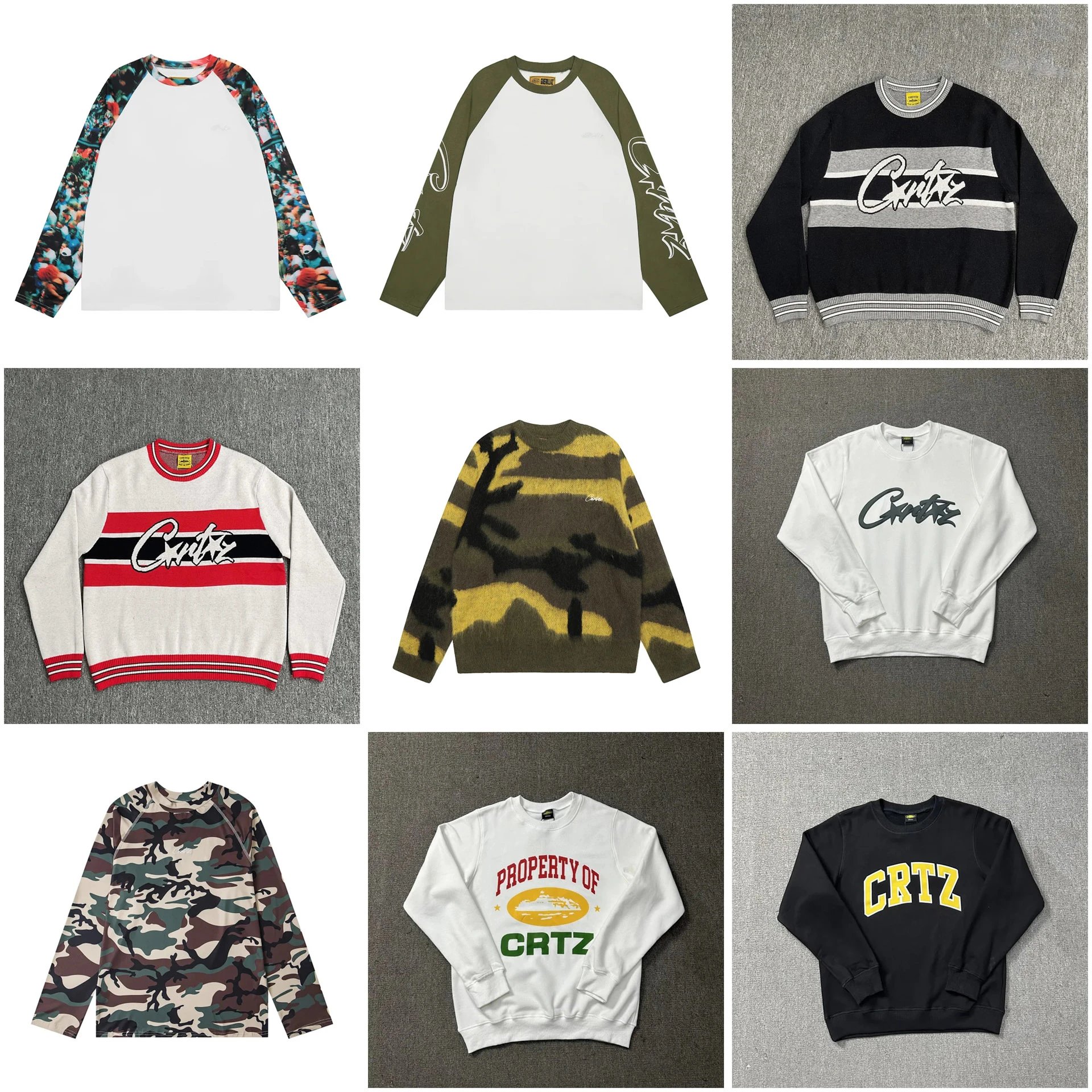 CRTZ Sweatshirts & Raglan Long-Sleeve Tops [40 styles]