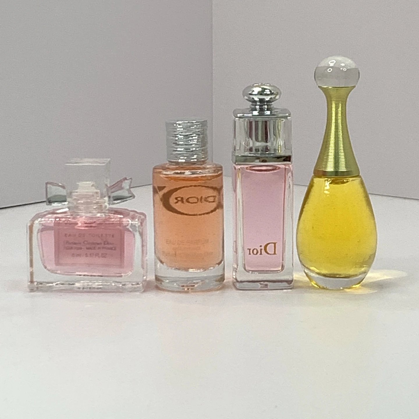 Dior Perfume Gift Set: J'adore, Miss Dior Blooming Bouquet, Joy, and Dior Eau de Toilette Miniatures in Heart-Shaped Red Box - 5
