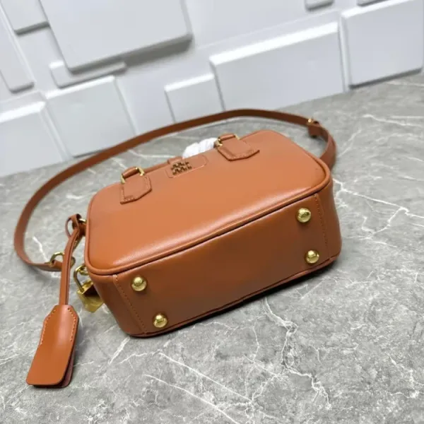 Miu Miu Mini Boston Bag Black Handbag - 3