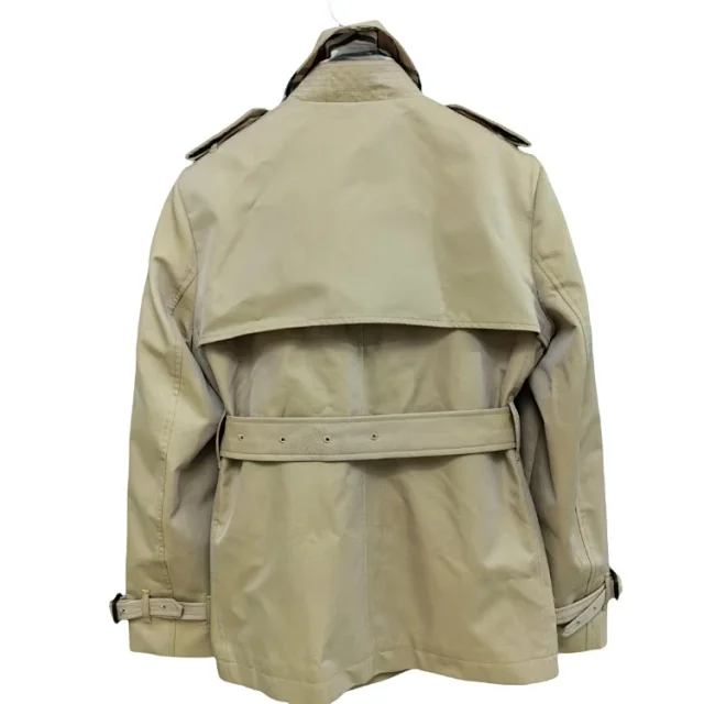 Unbranded Coats Short double-breasted belted trench coat with epaulettes product detail image 3