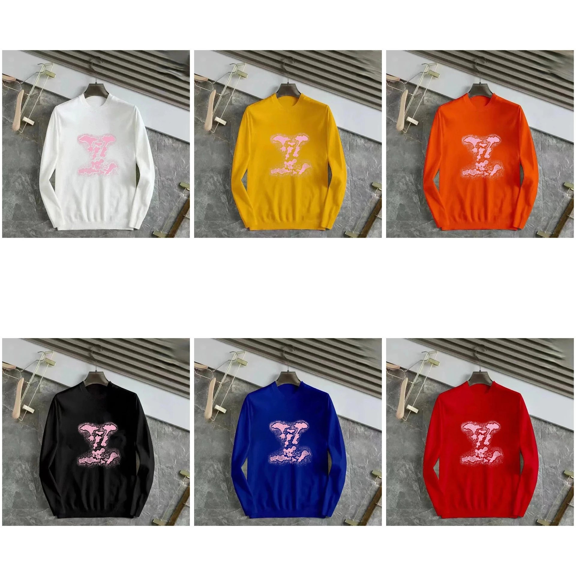 Louis Vuitton Monogram Cloud Print Mock Neck Sweatshirt Collection - 006944
