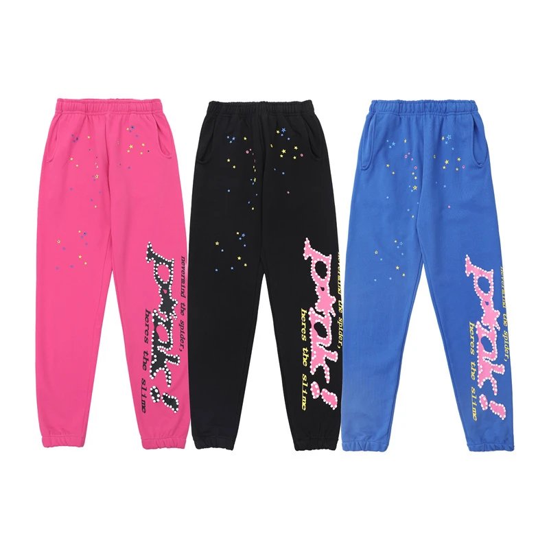 Sp5der Spider Web Print Pants