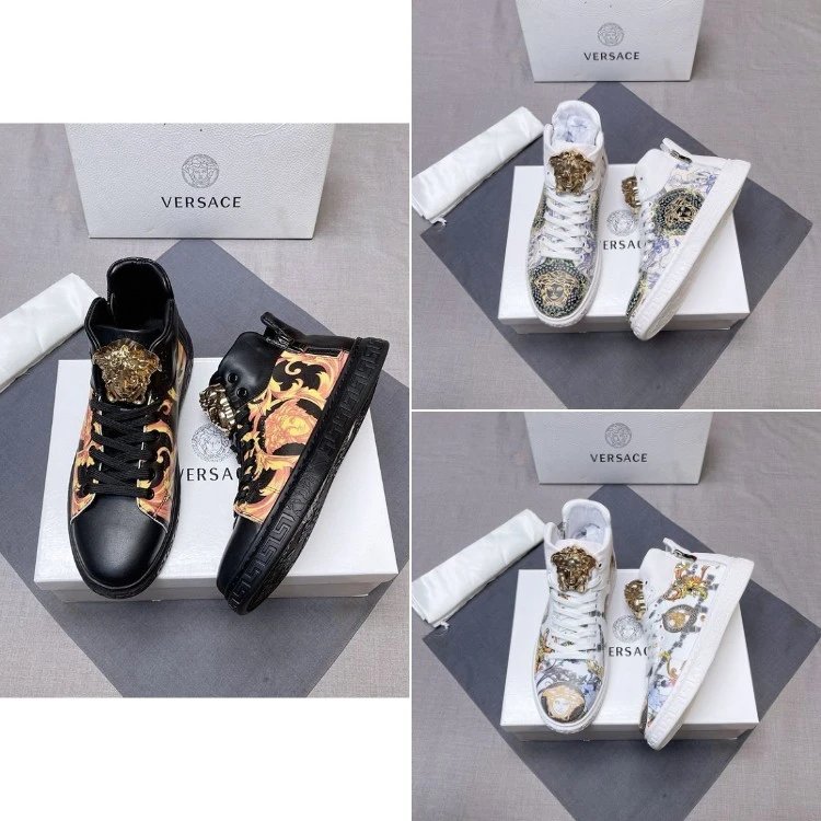 Versace Barocco Print Sneakers