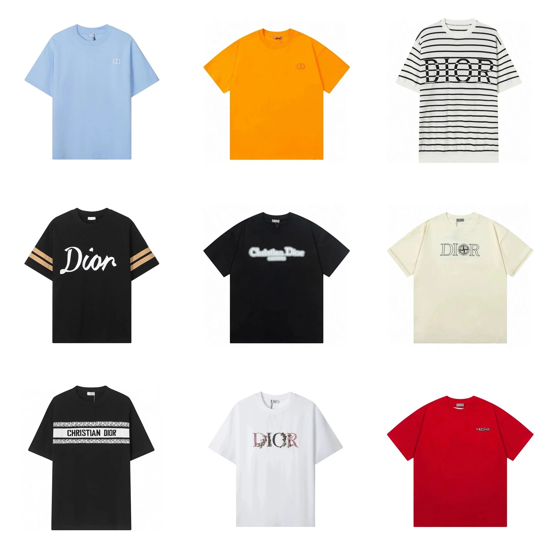 Christian Dior Couture Blurred Logo T-Shirt