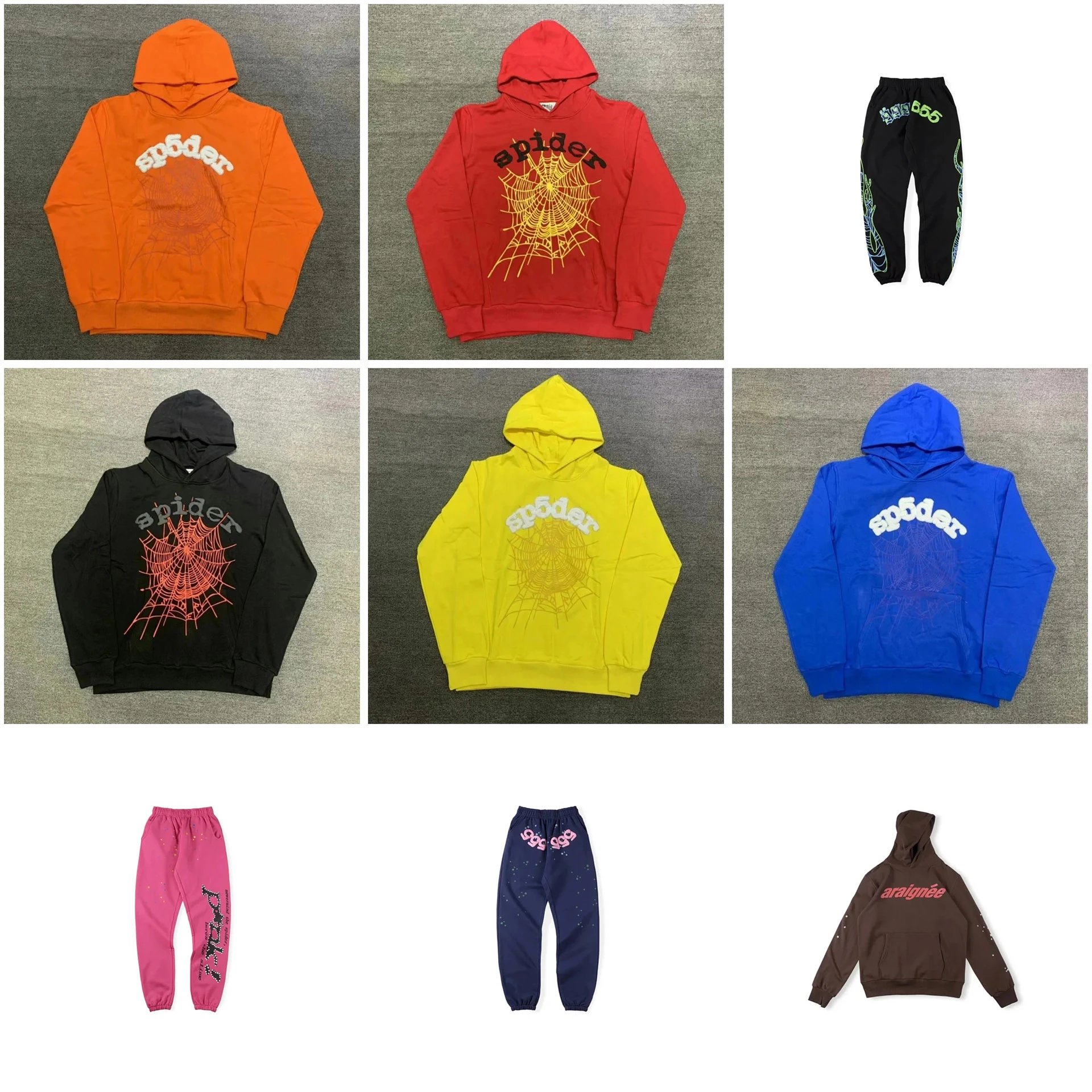 Sp5der Spider Web Graphic Hoodie