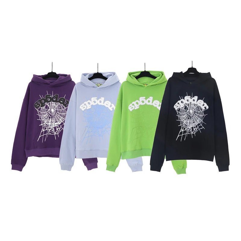 Sp5der Spider Web Graphic Hoodie