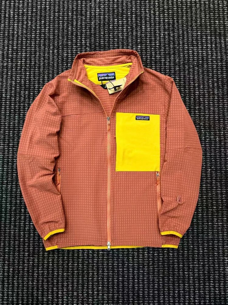 Patagonia Jackets R2 TechFace Full-Zip Jacket — SKU-03-Red